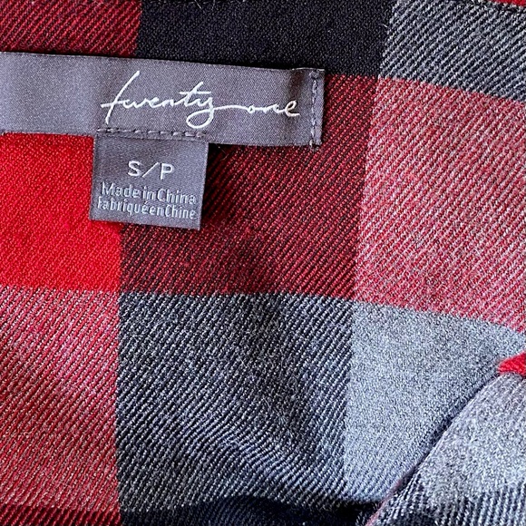 XX1 Punky Y2K Plaid Flannel Skater Dress w/ Full Skirt & Lolita Bow & Fall Vibes - Picture 10 of 10